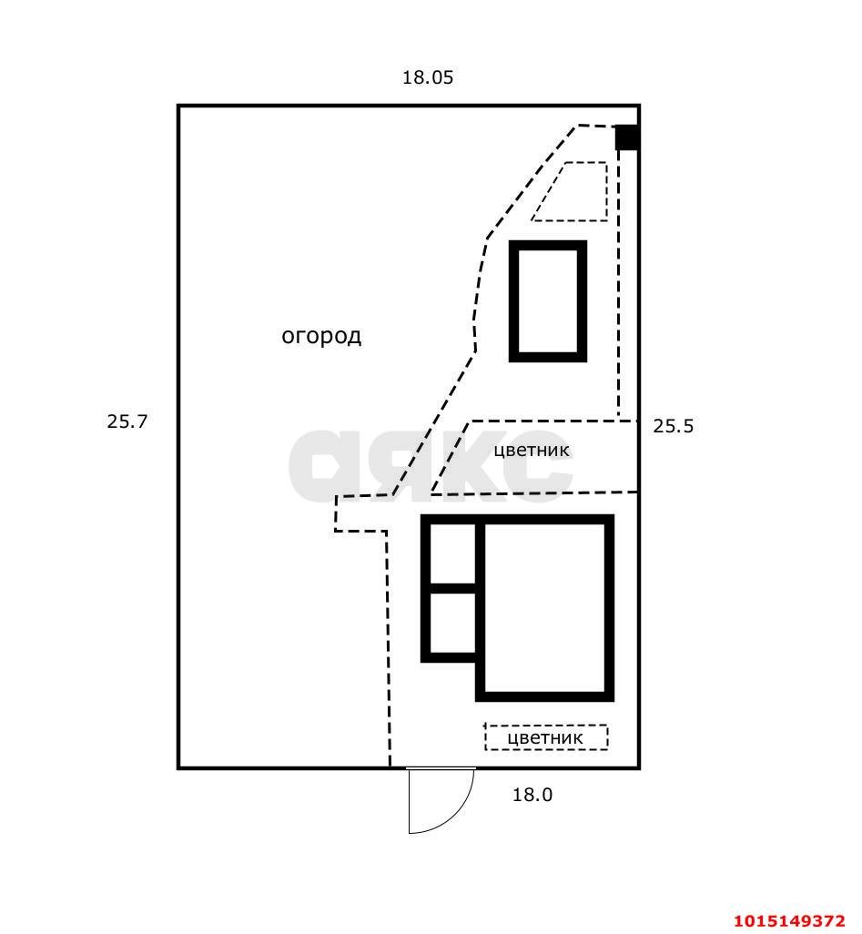 Фото №5: Земельный участок под ИЖС 4.5 сот. - Краснодар, Табачная Фабрика, ул. Дачная, 230