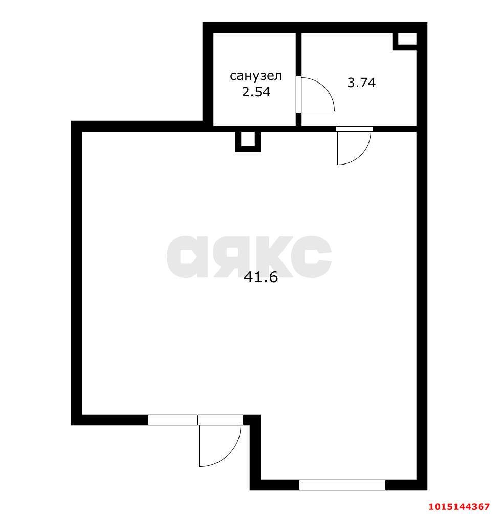Фото №3: Торговое помещение 42 м² - Краснодар, жилой комплекс Новые Сезоны, ул. Скандинавская, 1к13