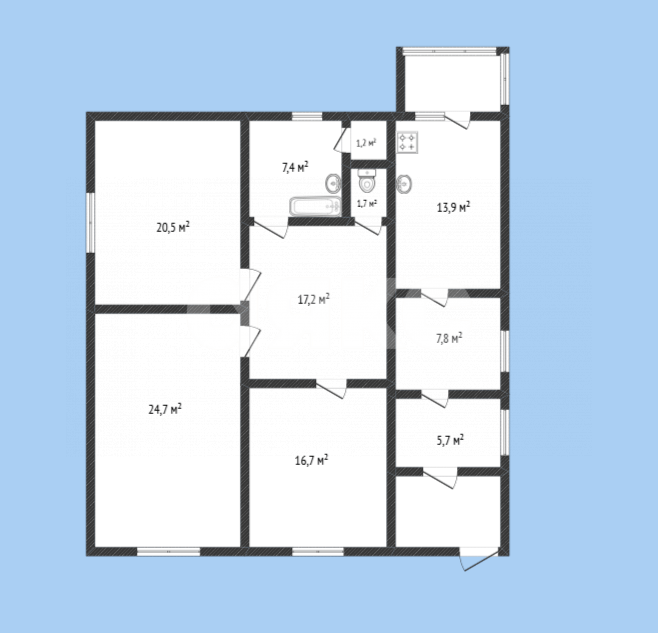 Фото №9: Дом 116 м² + 15 сот. - Хрящеватое, ул. Космическая
