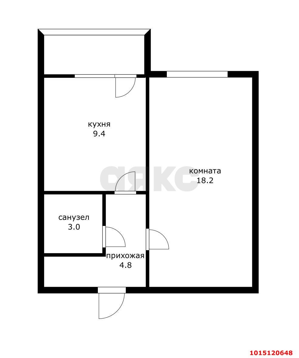 Фото №11: 1-комнатная квартира 38 м² - Берёзовый, Витаминкомбинат, 7/36к1