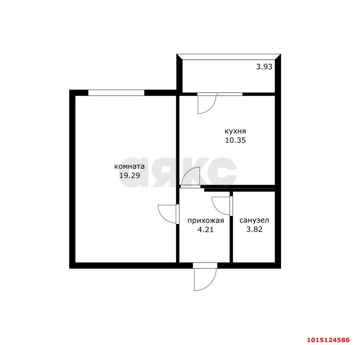 Фото №13: 1-комнатная квартира 41 м² - Краснодар, Гидростроителей, ул. Парусная, 20