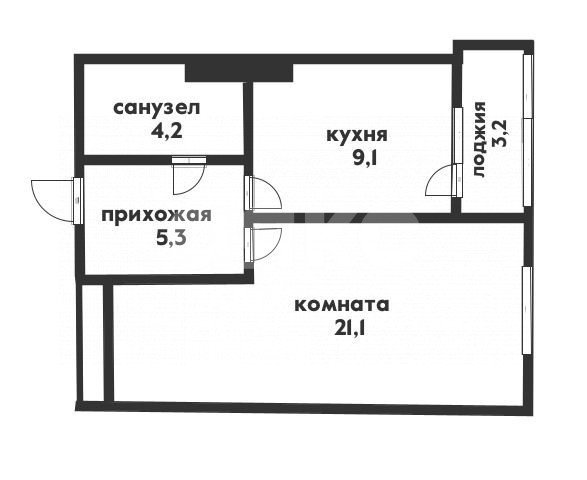 Фото №14: 1-комнатная квартира 40 м² - Геленджик, жилой комплекс Азимут, ул. Горная, 15С