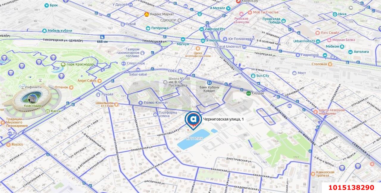 Фото №2: Офисное помещение 730 м² - Краснодар, жилой комплекс Версаль, ул. Черниговская, 1