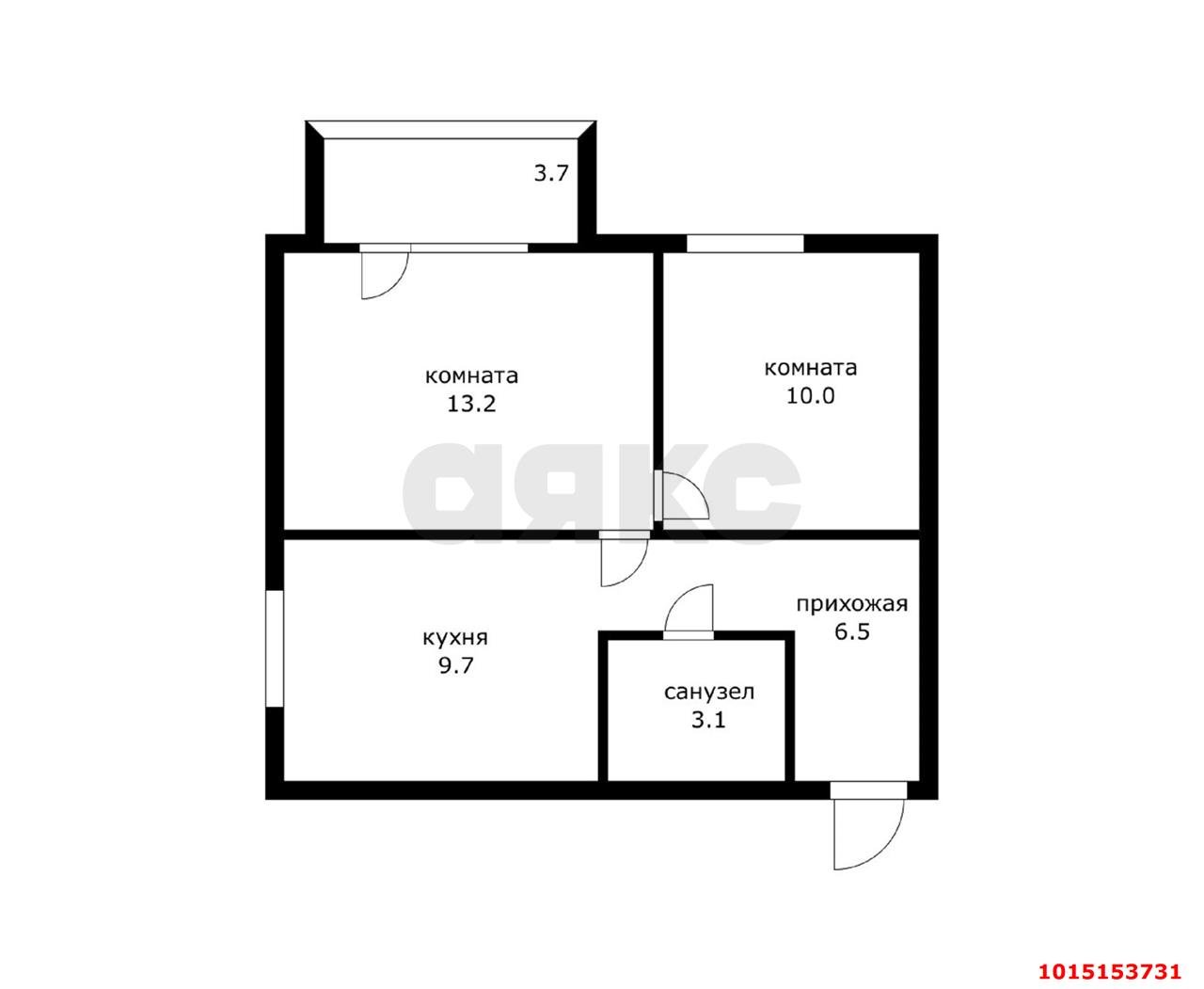 Фото №17: 2-комнатная квартира 51 м² - Краснодар, Северный, ул. Академика Губкина, 26