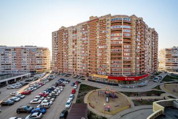 Фото №1: 1-комнатная квартира 32 м² - Краснодар, мкр. жилой комплекс Видный, ул. Командорская, 3к1