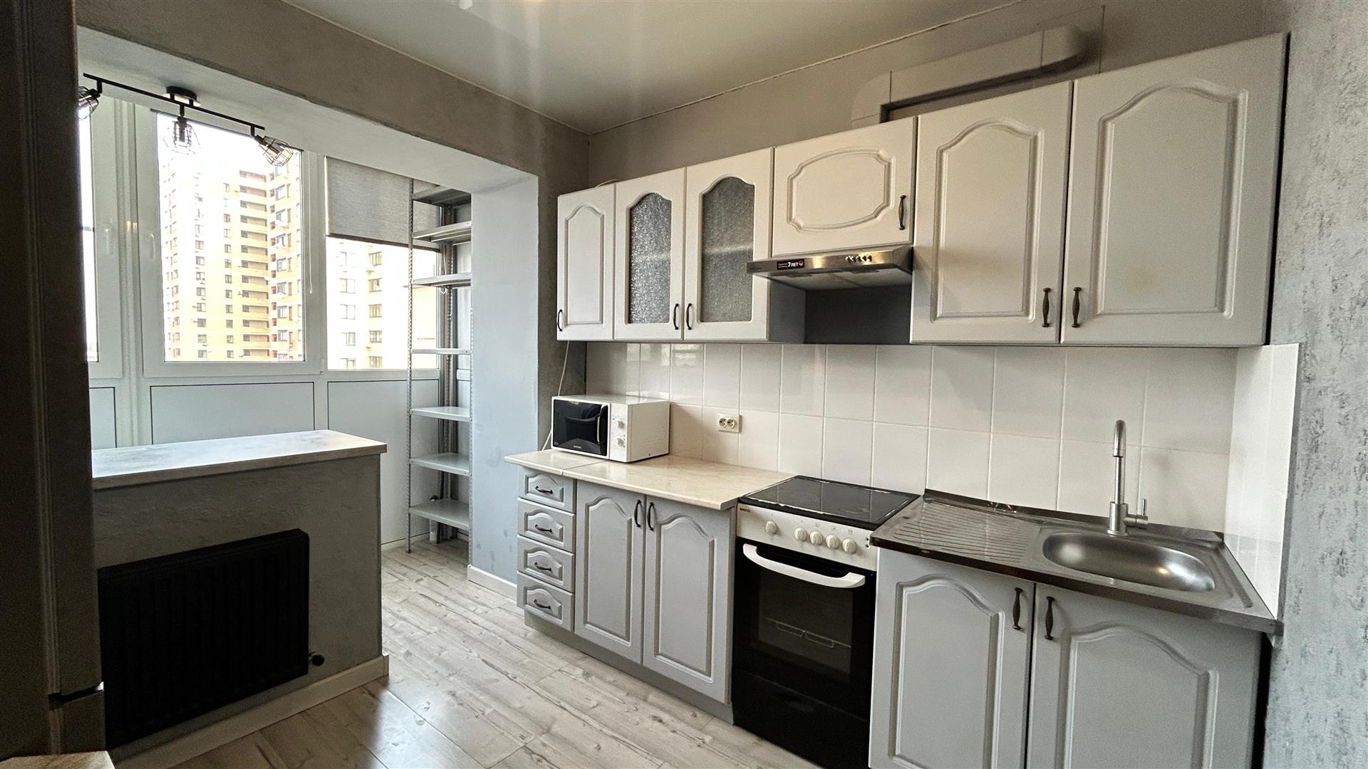 Фото №1: 1-комнатная квартира 34 м² - Краснодар, Прикубанский внутригородской округ, Калинино, мкр. Завод Радиоизмерительных Приборов, пер. Гаражный, 12/3к1