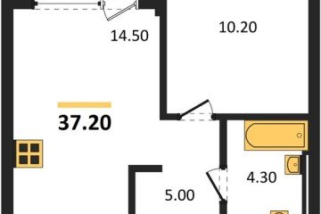 Фото №1: 1-комнатная квартира 37 м² - Краснодар, мкр. Прикубанский внутригородской округ, 