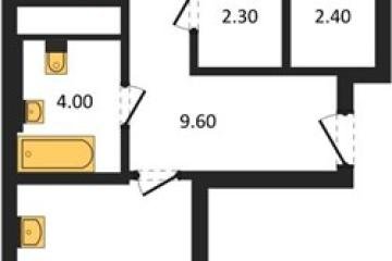 Фото №1: 2-комнатная квартира 67 м² - Краснодар, мкр. Прикубанский внутригородской округ, 