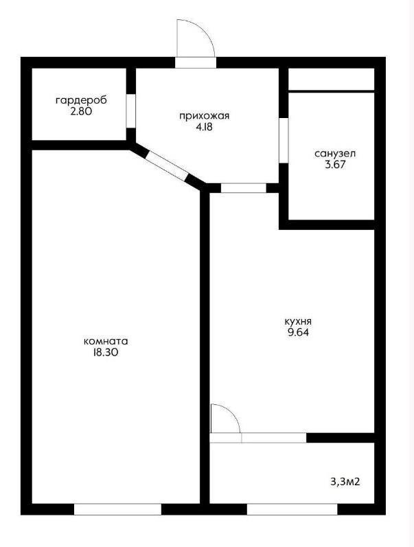 Фото №16: 1-комнатная квартира 41 м² - Краснодар, Завод Измерительных Приборов, Прикубанский внутригородской округ, мкр. жилой комплекс Кубанский, ул. Зиповская, 38