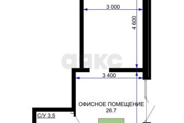 Фото №3: Торговое помещение 31 м² - Краснодар, мкр. жилой комплекс Дыхание, 