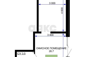 Фото №3: Торговое помещение 31 м² - Краснодар, мкр. жилой комплекс Дыхание, 