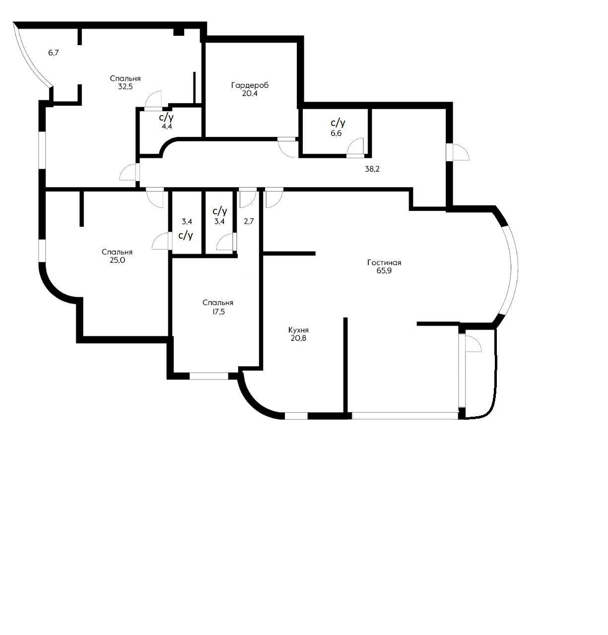 Фото №17: 5+-комнатная квартира 250 м² - Краснодар, ЖК Валентина, Прикубанский внутригородской округ, жилой комплекс Валентина, мкр. 9-й километр, ул. Циолковского, 9