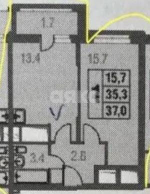 Фото №15: 1-комнатная квартира 38 м² - Котельники, Новые Котельники, 14