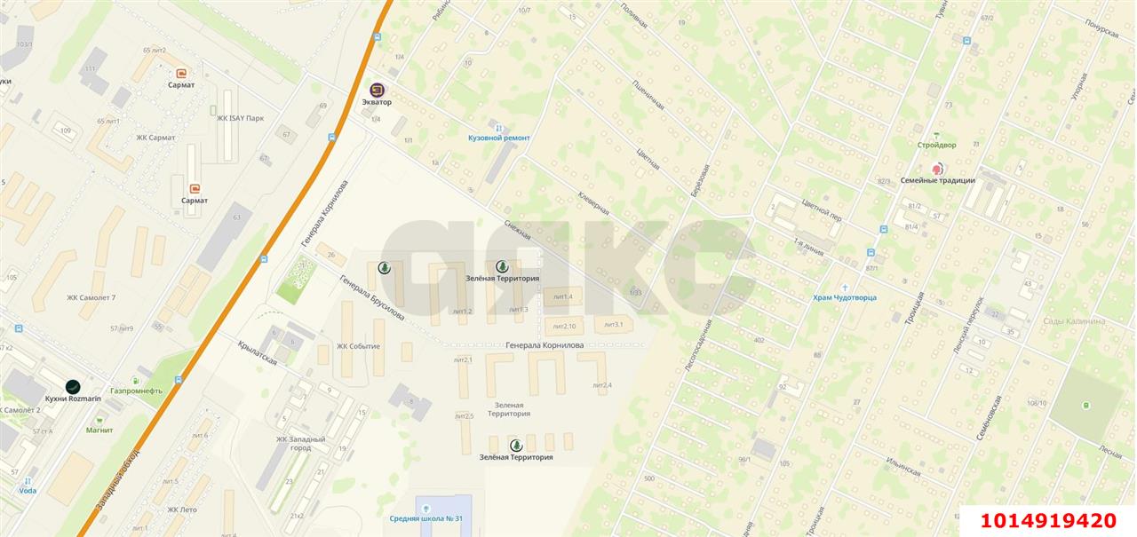 Фото №6: Торговое помещение 49 м² - Краснодар, Прикубанский внутригородской округ, ул. имени Генерала Корнилова, 24