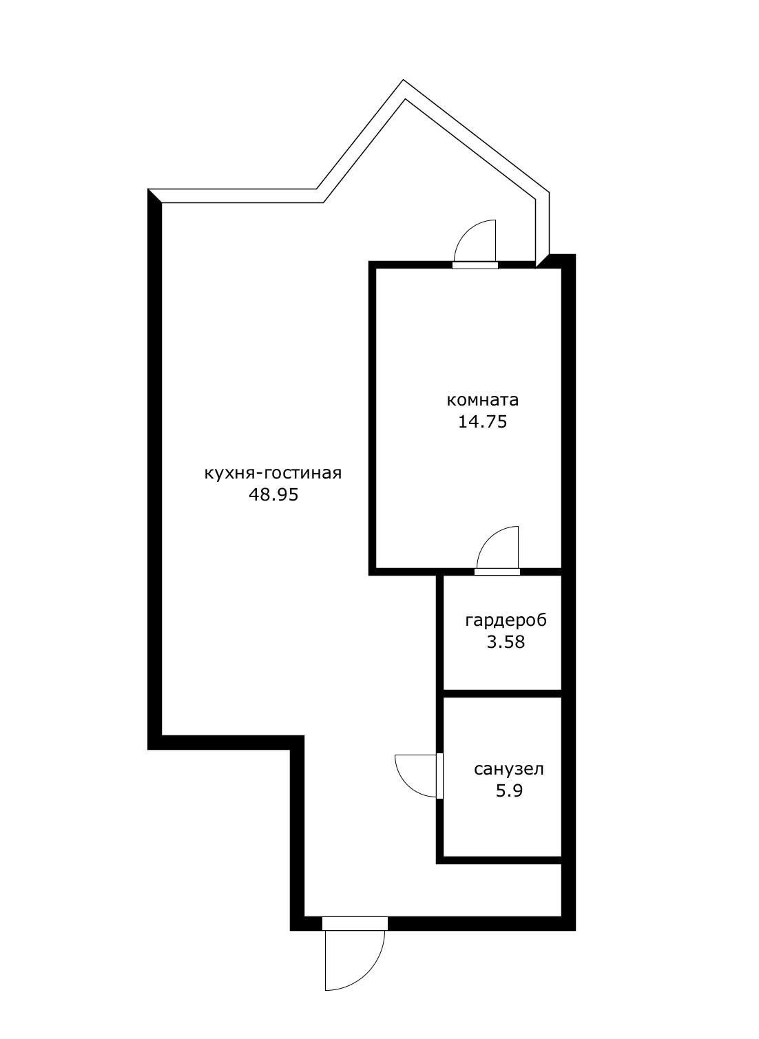 Фото №20: 2-комнатная квартира 71 м² - Краснодар, ЖК Седьмой Континент, Отделение № 1 совхоза Солнечный, Прикубанский внутригородской округ, Фестивальный, мкр. жилой комплекс Седьмой Континент, ул. Совхозная, 1к5