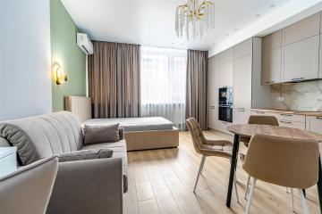 Фото №1: Студия 27 м² - Краснодар, мкр. ЖК Все Свои Вип, ул. Колхозная, 5/2к4