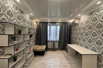 Фото №1: 1-комнатная квартира 46 м² - Краснодар, мкр. жилой комплекс Солнечный Парк, ул. имени Симиренко, 37к1