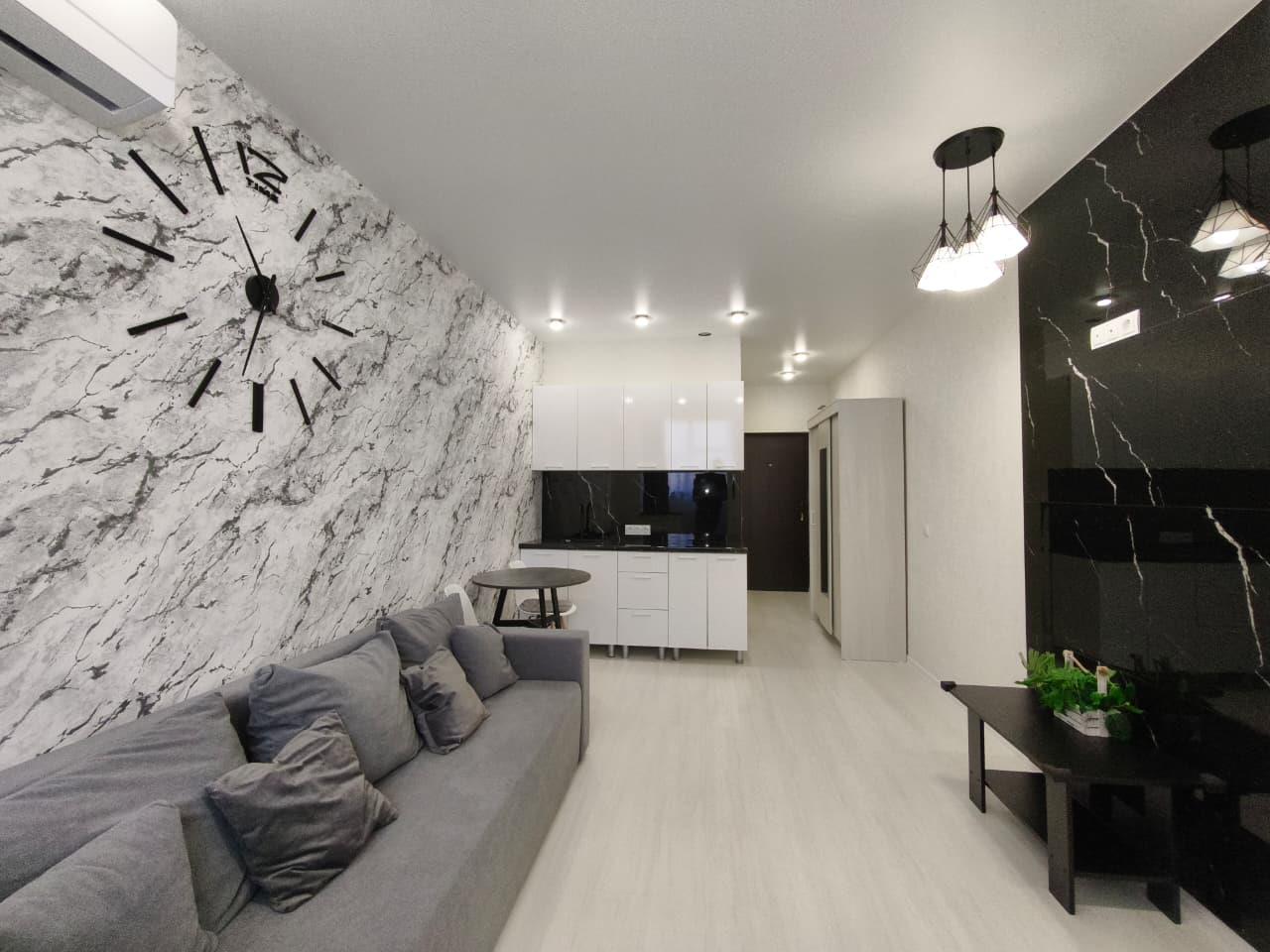 Фото №1: Студия 22 м² - Краснодар, Прикубанский внутригородской округ, Калинино, Завод Радиоизмерительных Приборов, мкр. ЖК Акварели-2, ул. Тепличная, 62/1к3