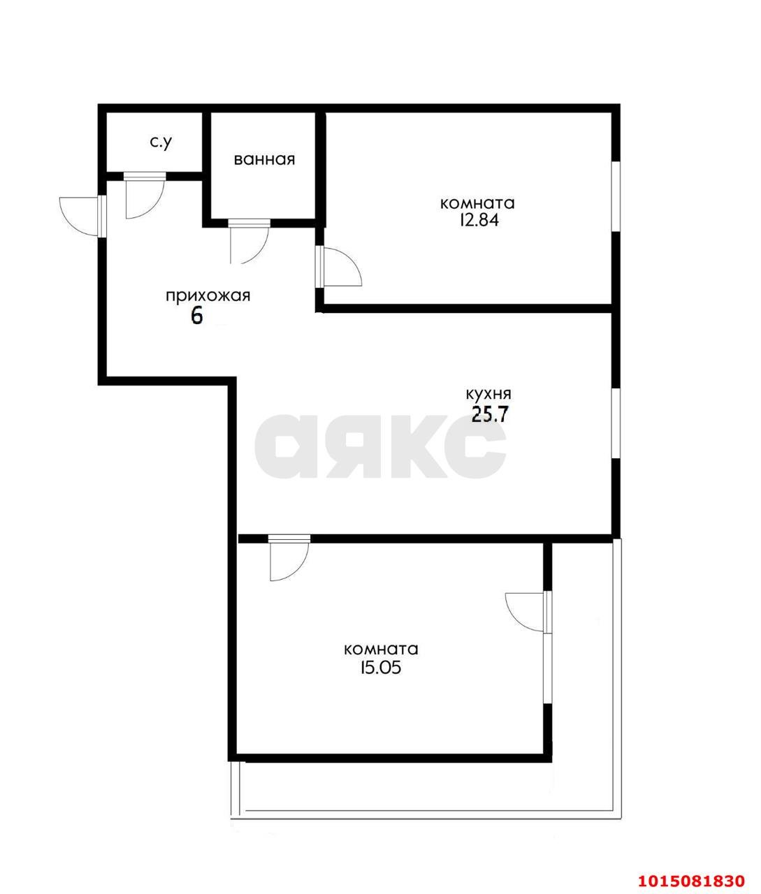 Фото №19: 2-комнатная квартира 70 м² - Краснодар, жилой комплекс Спорт-Сити, ул. Домбайская, 10/1к1