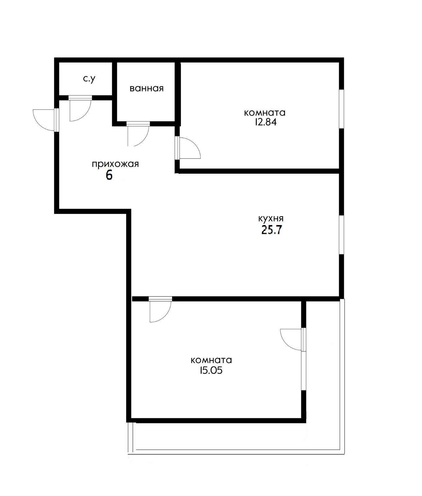 Фото №19: 2-комнатная квартира 70 м² - Краснодар, жилой комплекс Спорт-Сити, Прикубанский внутригородской округ, мкр. Краевая Клиническая Больница, ул. Домбайская, 10/1к1