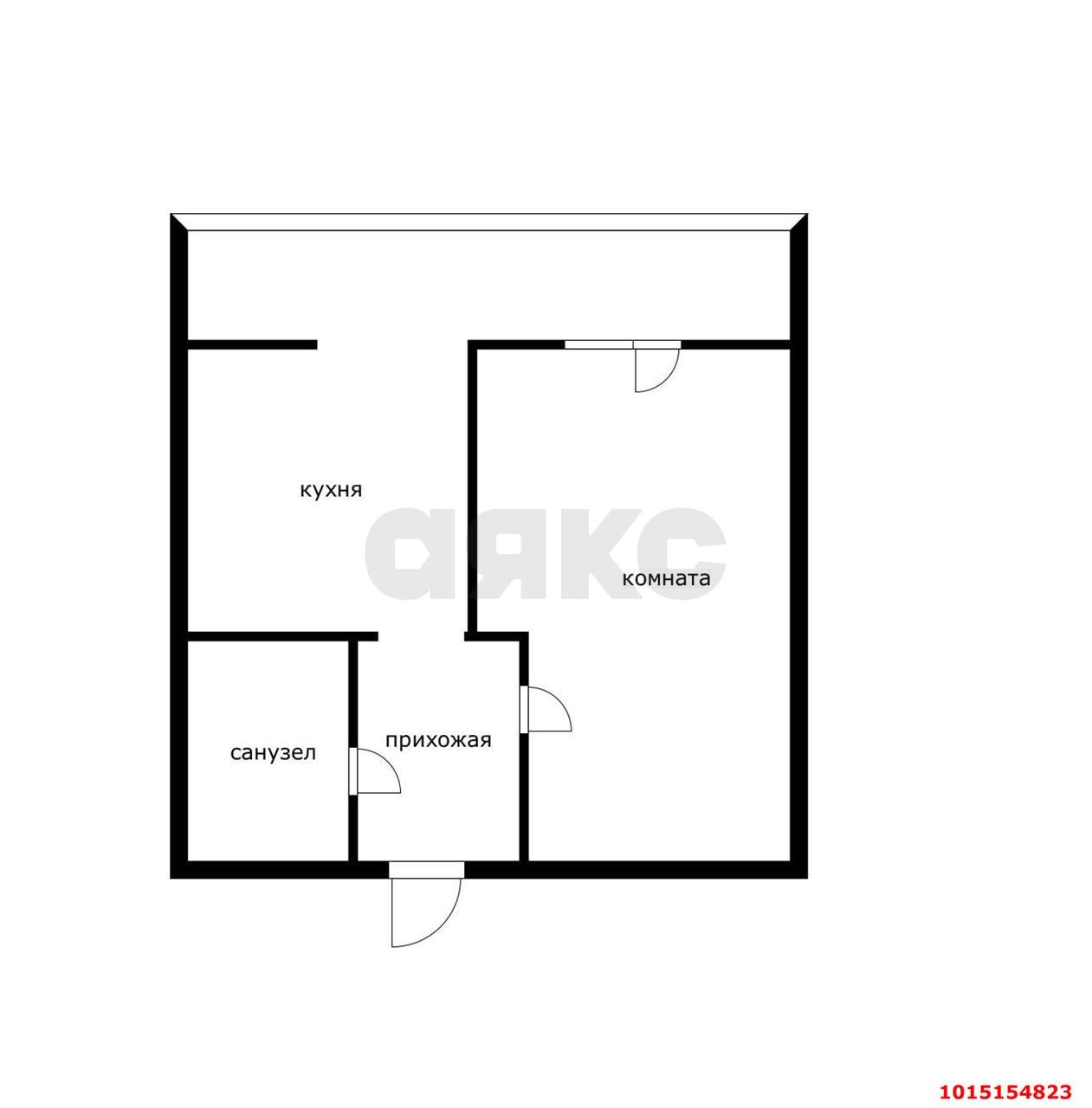 Фото №14: 1-комнатная квартира 32 м² - Краснодар, имени Петра Метальникова, ул. Петра Метальникова, 36