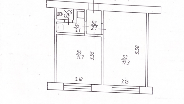 Фото №12: 1-комнатная квартира 35 м² - Нижнекамск, квартал СО, ул. 30 лет Победы, 12/19