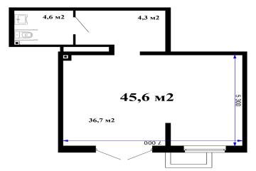 Фото №3: Коммерция 45 м² - Краснодар, мкр. Прикубанский внутригородской округ, ул. Лётчика Позднякова, 2к13