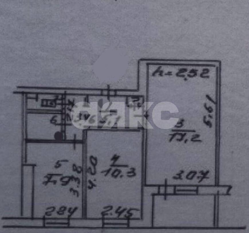 Фото №6: 2-комнатная квартира 43 м² - Мариуполь, 22-й, ул. 9-й Авиадивизии, 14
