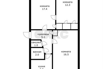 Фото №3: 3-комнатная квартира 65 м² - Краснодар, мкр. Славянский, ул. Темрюкская, 65
