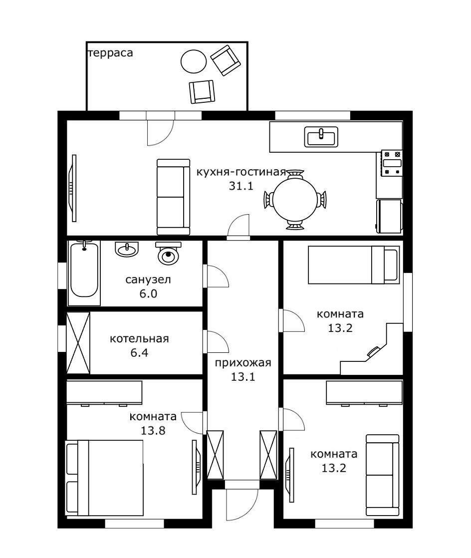 Фото №19: Дом 96 м² + 5 сот. - Козет, ул. Махоша, 63