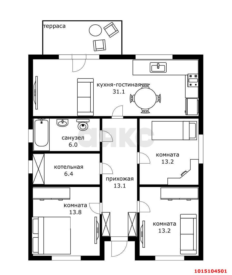 Фото №19: Дом 96 м² + 5 сот. - Козет, ул. Махоша, 63