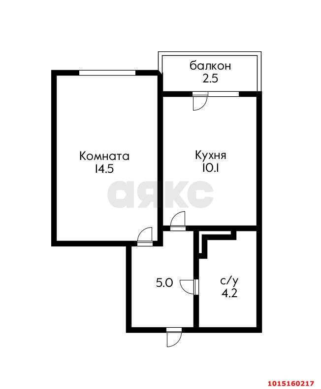 Фото №12: 1-комнатная квартира 37 м² - Краснодар, жилой комплекс Инсити, ул. Евгении Жигуленко, 11к1