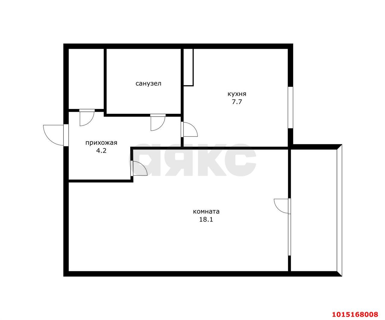 Фото №10: 1-комнатная квартира 40 м² - Краснодар, Завод Радиоизмерительных Приборов, ул. Тепличная