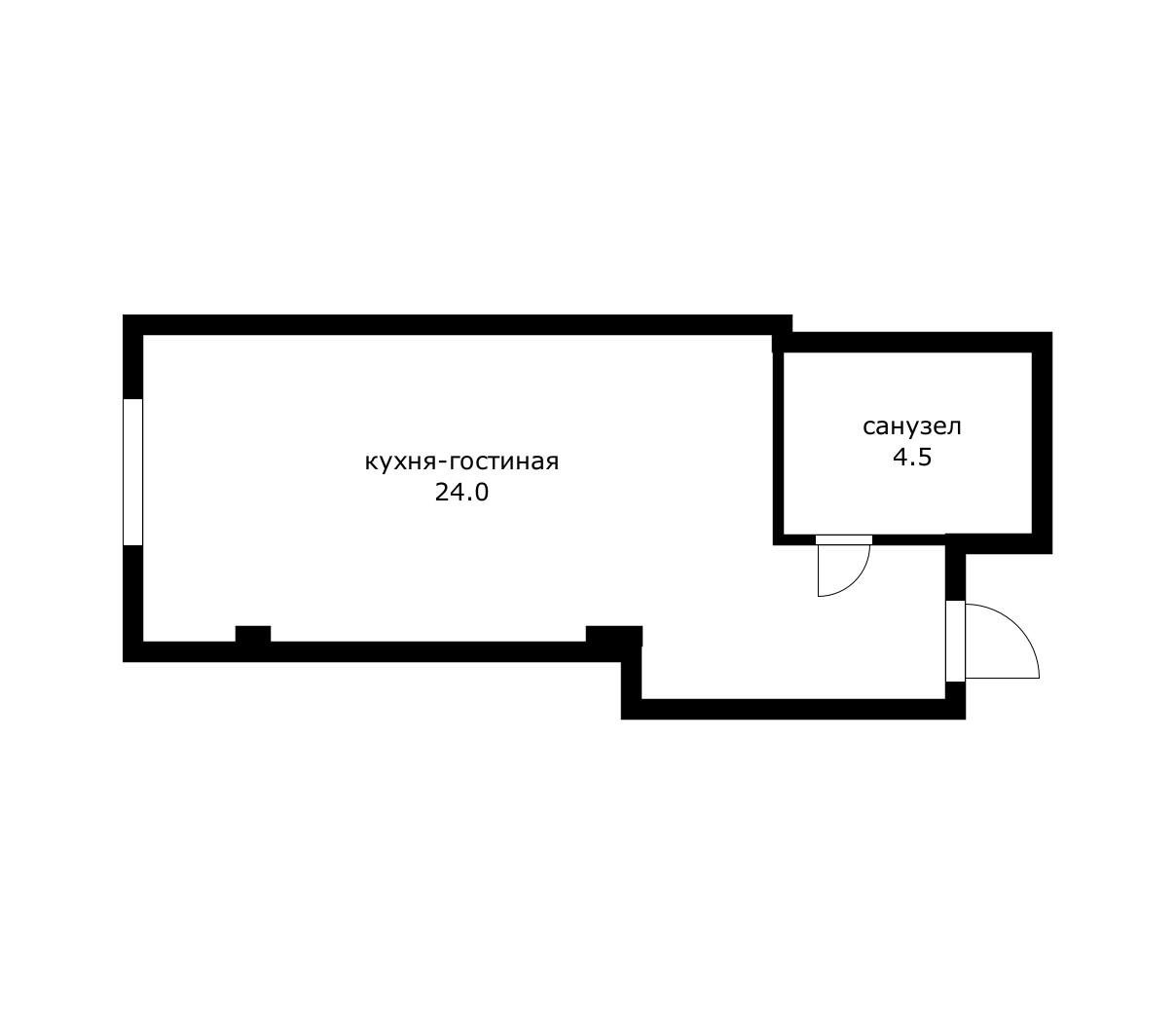 Фото №14: Студия 28 м² - Краснодар, Прикубанский внутригородской округ, мкр. Новый, ул. 2-я Трудовая, 1