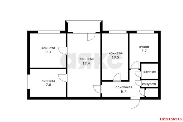 Фото №5: 4-комнатная квартира 65 м² - Индустриальный, мкр. Прикубанский внутригородской округ, ул. Степная, 7