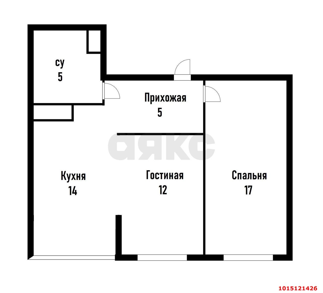 Фото №11: 2-комнатная квартира 54 м² - Краснодар, имени Петра Метальникова, ул. Петра Метальникова, 38