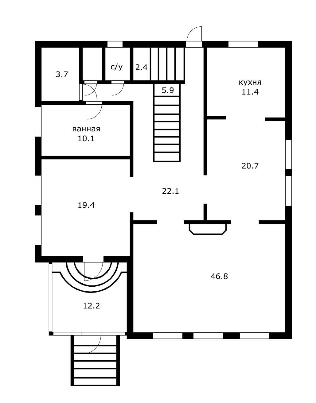 Фото №14: Дом 475 м² + 6 сот. - Краснодар, Прикубанский внутригородской округ, мкр. Табачная Фабрика, пер. Глухой, 2