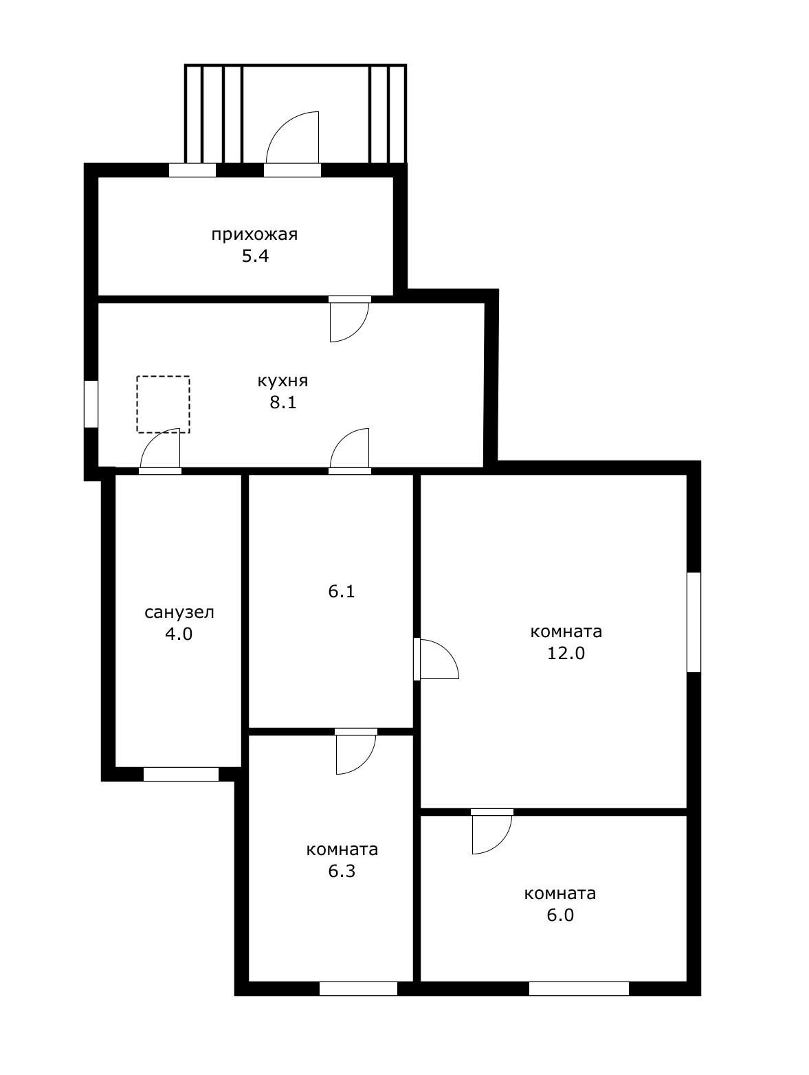 Фото №13: Дом 60 м² + 4.05 сот. - Краснодар, Прикубанский внутригородской округ, Сады Калинина, ст Животновод, ул. Грушевая, 315