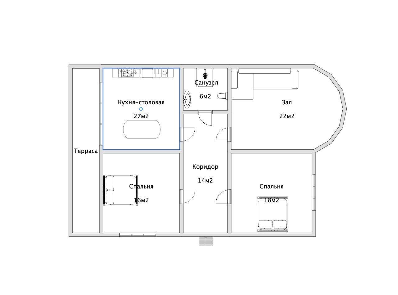 Фото №13: Дом 100 м² + 4.75 сот. - Южный, ул. Почтовая, 18