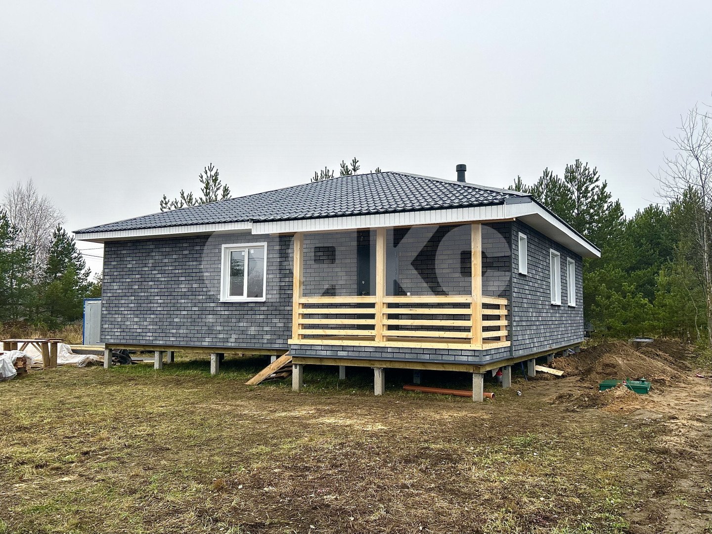 Фото №1: Дом 120 м² + 6.6 сот. - Раменское, КП Дергаево-2, ул. Туманная