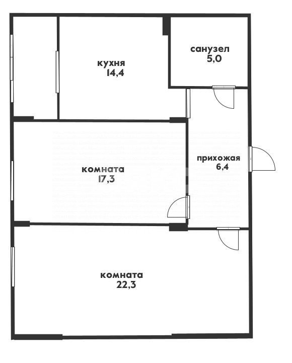 Фото №17: 2-комнатная квартира 65 м² - Геленджик, жилой комплекс Альбатрос, ул. Одесская, 3Ак7