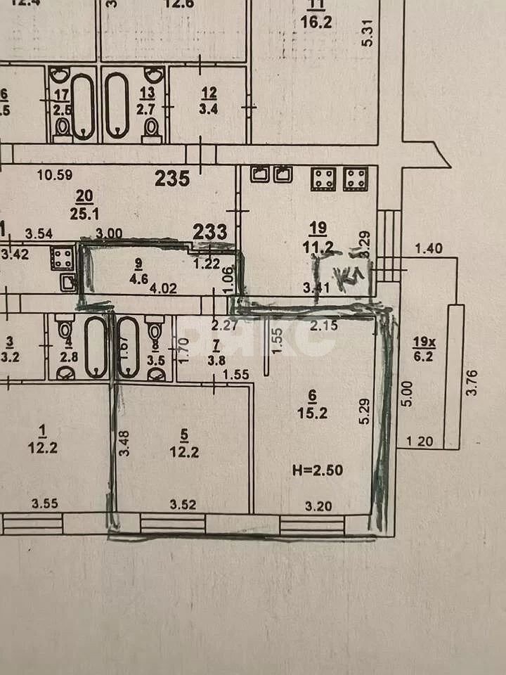 Фото №9: 1-комнатная квартира 40 м² - Ростов-на-Дону, Александровка, пр-кт 40-летия Победы, 318