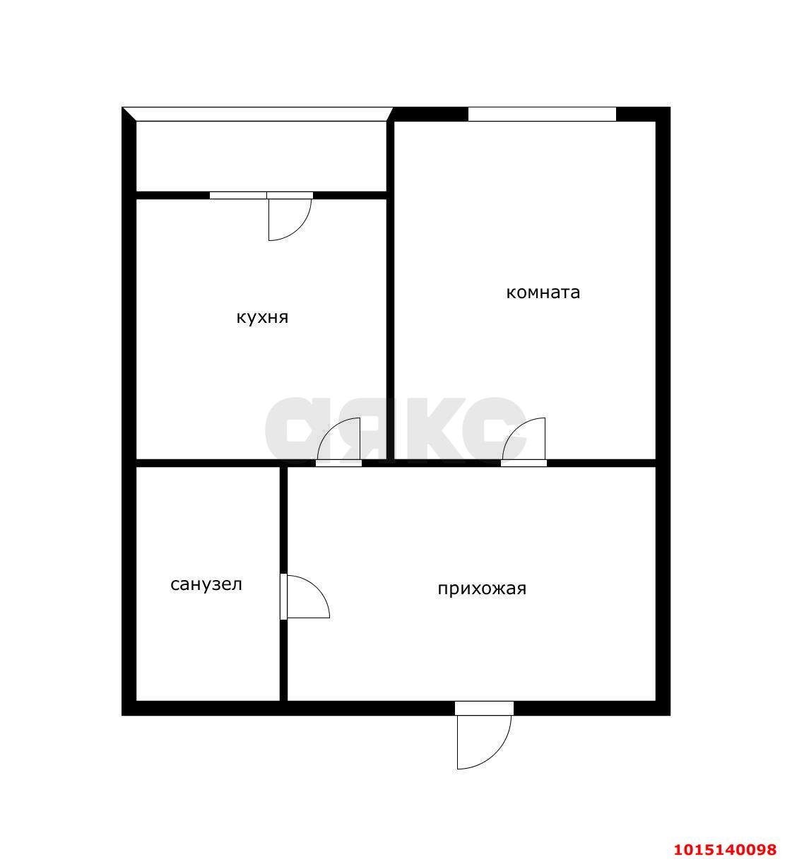 Фото №4: 1-комнатная квартира 34 м² - Краснодар, жилой комплекс Притяжение, ул. Московская, 118к1