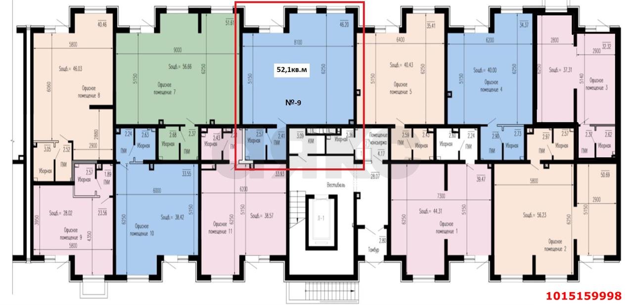 Фото №8: Коммерция 52 м² - Краснодар, Прикубанский внутригородской округ, мкр. жилой комплекс Новые Сезоны, ул. Скандинавская, 1к9