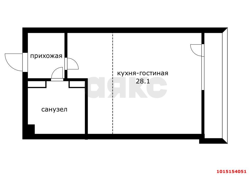 Фото №9: Студия 33 м² - Краснодар, Почтовый, пр-кт имени писателя Знаменского, 10А