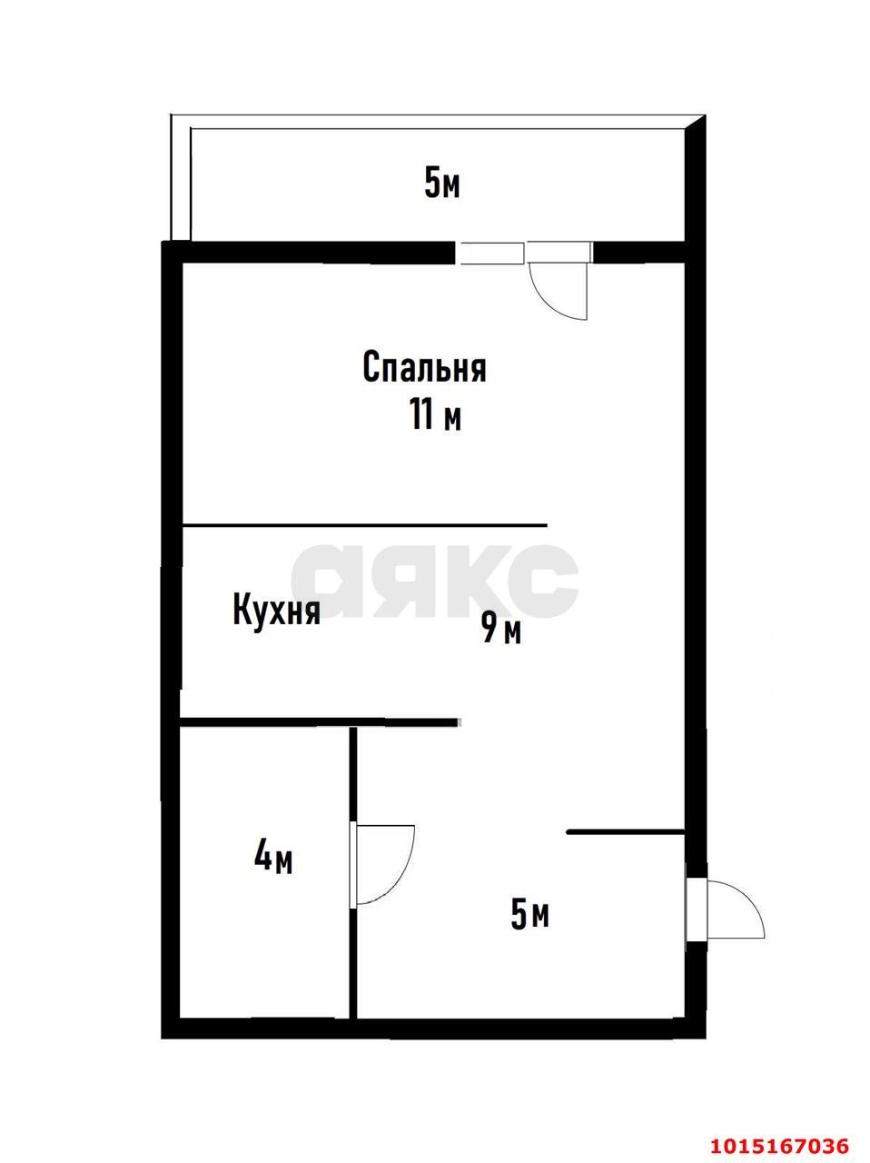 Фото №11: Студия 33 м² - Российский, Прикубанский внутригородской округ, ул. Заводовского, 23