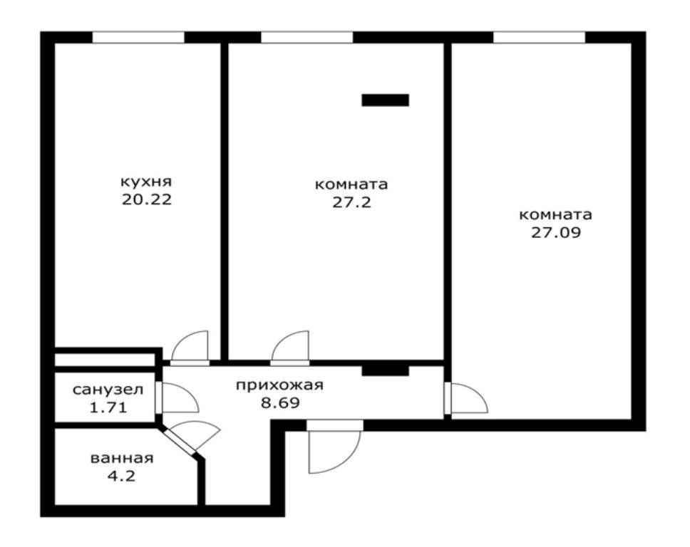 Фото №16: 2-комнатная квартира 89 м² - Краснодар, Прикубанский внутригородской округ, мкр. 9-й километр, ул. Ярославская, 113
