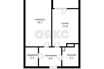 Фото №4: 1-комнатная квартира 44 м² - Краснодар, мкр. ЖК Губернский, ул. имени Героя Георгия Бочарникова, 12/2