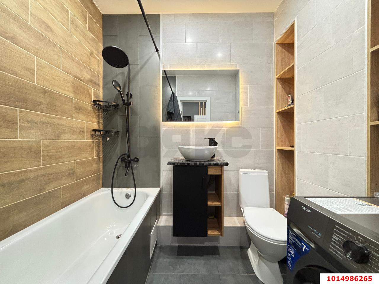 Фото №5: 1-комнатная квартира 38 м² - Краснодар, Славянский, ул. Заполярная, 39к10