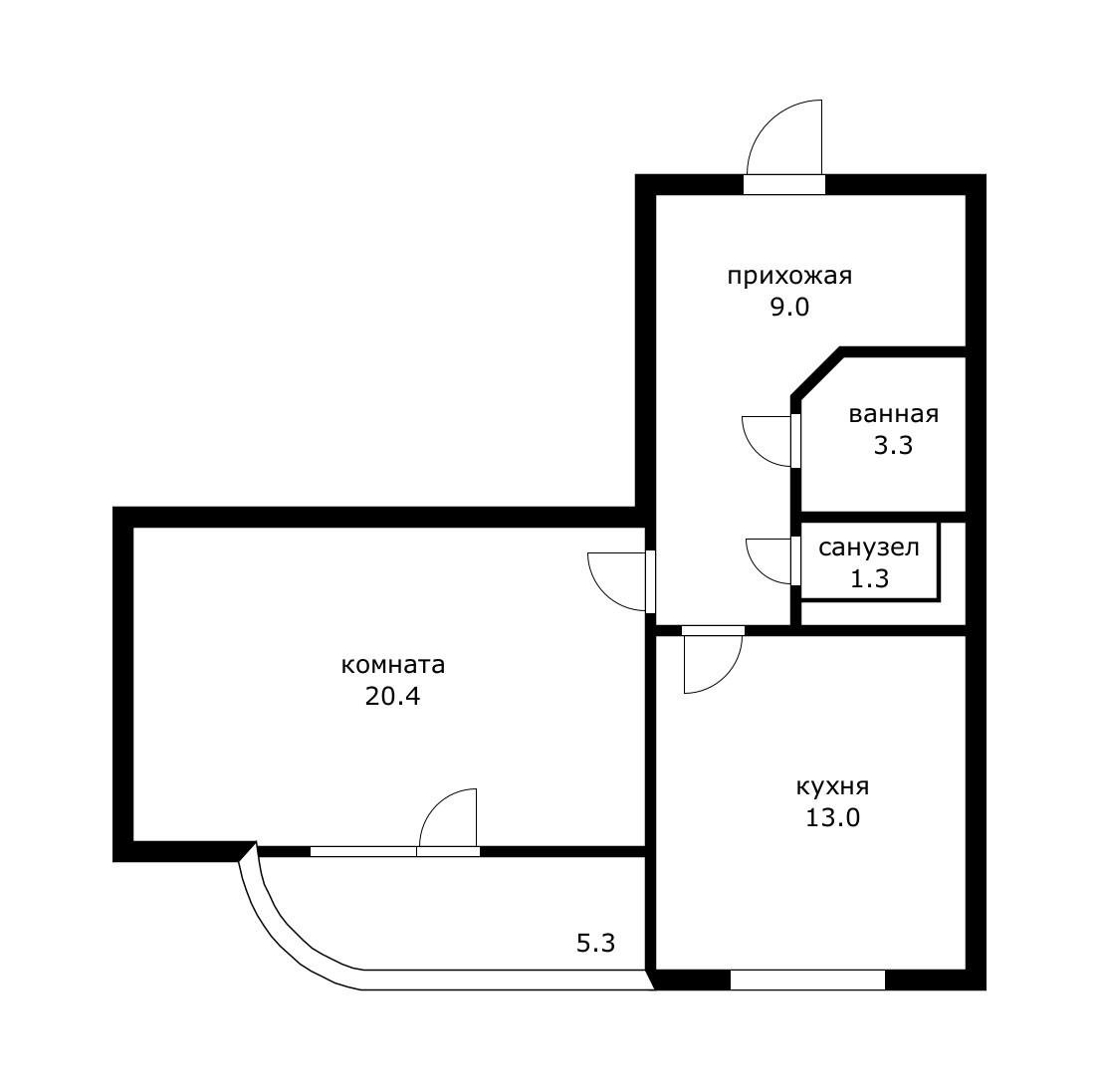 Фото №16: 1-комнатная квартира 55 м² - Краснодар, Западный внутригородской округ, мкр. Фестивальный, ул. Дальняя, 4/2к1